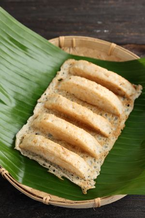 Traditional Indonesian Cake Made from RIce Flour