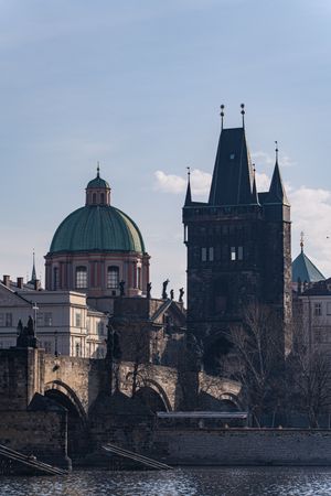 Charles Bridge in Old Prague is one of the most famous landmark of Chezh capital city