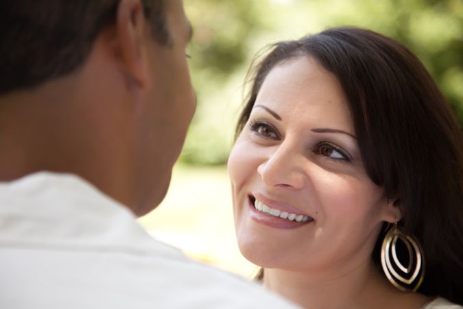 Happy Couple in the Park