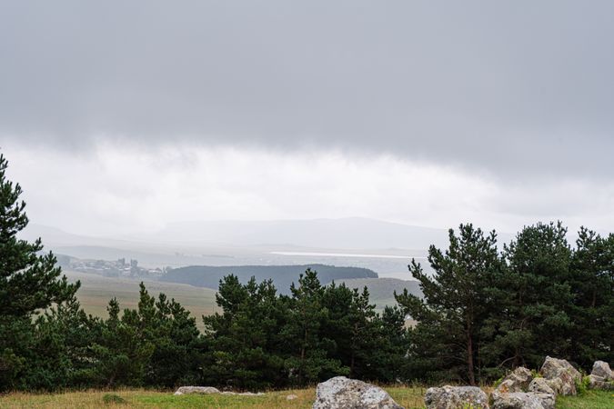 Megalith site in Tedjisi in Georgia