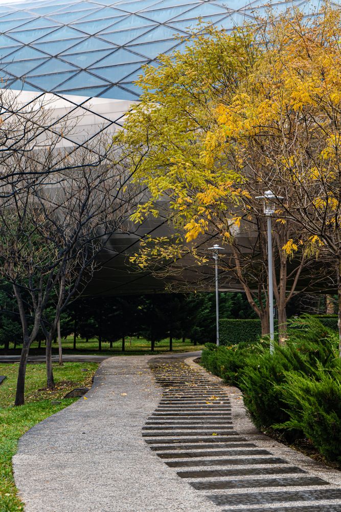 Rike park in autumn