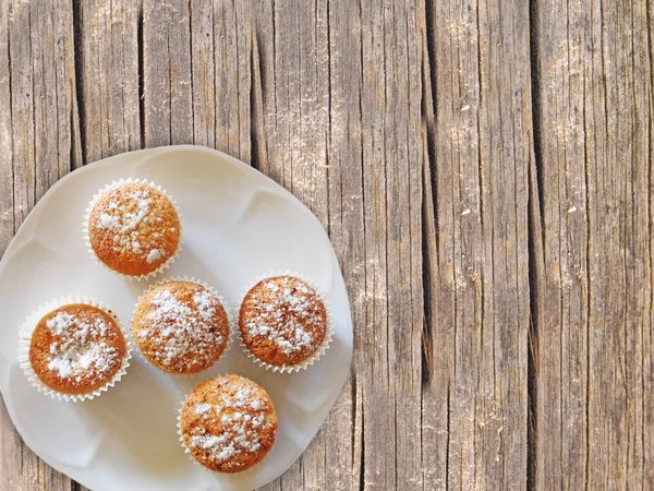 Sweets On The Wooden Background
