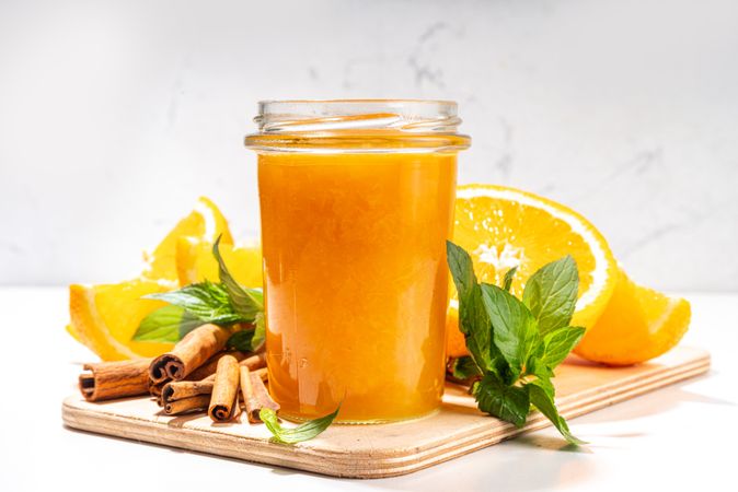 Homemade orange jam