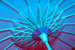 Traditional japanese umbrella, traditional japanese accessories concept