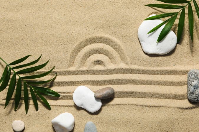 Composition for Zen, Relaxation, Harmony and Balance concept