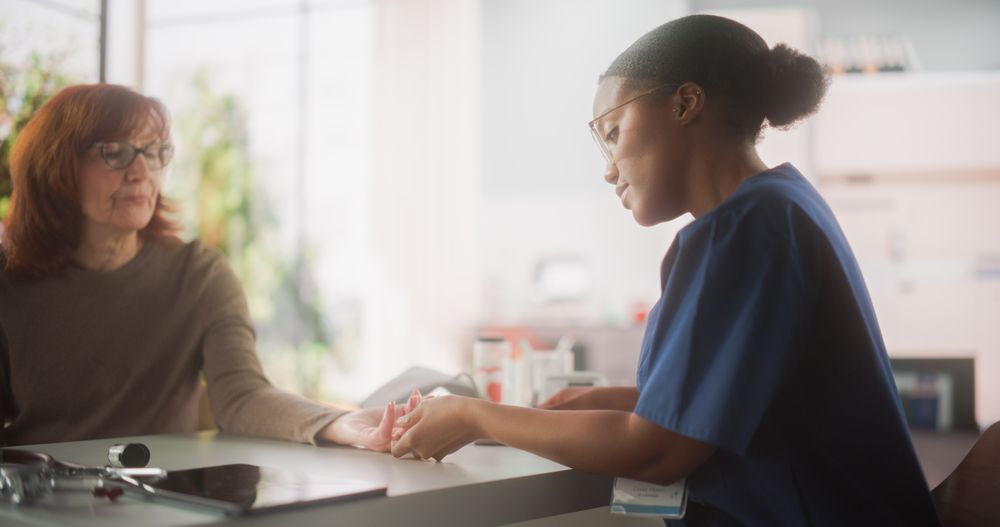 Young Clinic Professional Working in a Modern Office in Public Health Care Facility