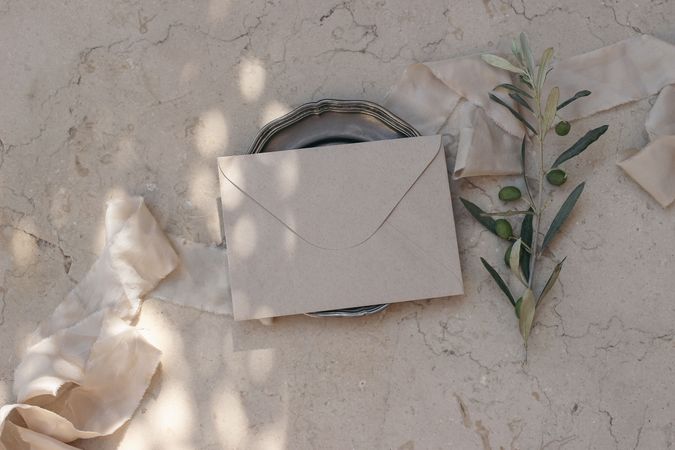 Mediterranean wedding stationery.
