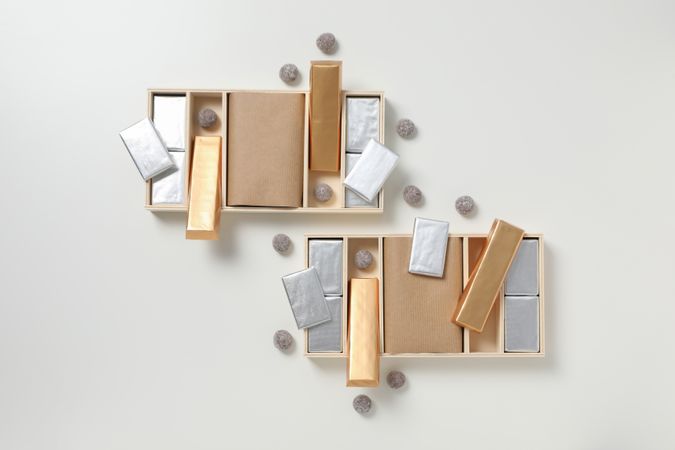 Concept of tasty food, chocolate, top view