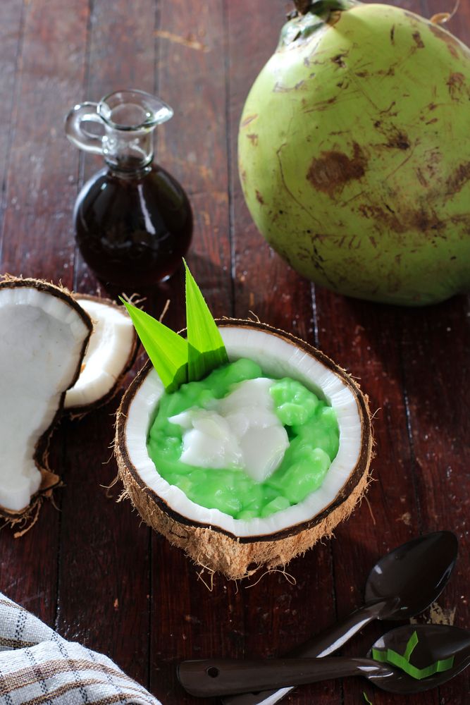 Bubur Sumsum Pandan, Sweet Rice Porridge