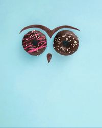 Donuts in owl face shape