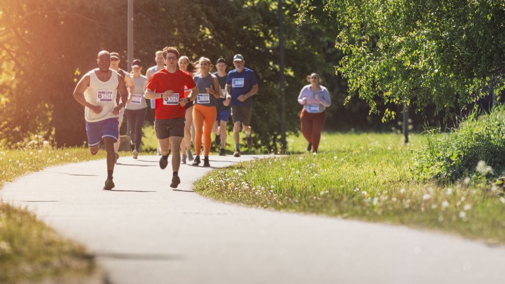 Running Through Park Health Trail and Participating in a Marathon with Dedication