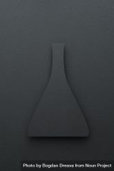 Paper cut out of conical flask 41y3O4
