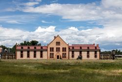 The Wyoming Territorial Prison state historic site in Laramie, Wyoming 4Odp7b