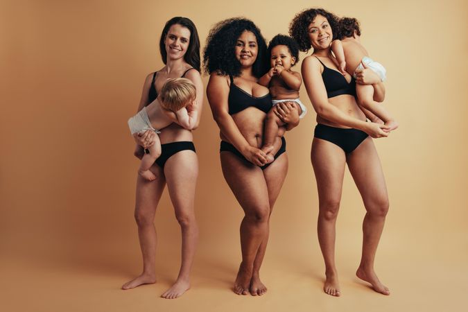 Real bodies of women after one year of childbirth
