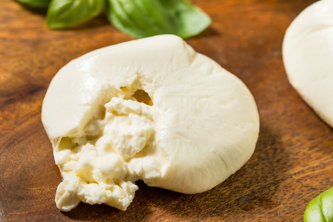 Organic Creamy White Burrata Cheese