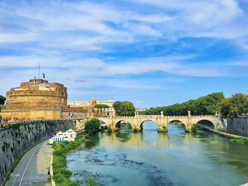 Exterior of Castel Sant'Angelo in Città Metropolitana di Roma, Lazio,I taly