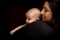 Woman with Her Newborn Baby