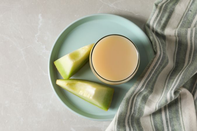 Juicy and tasty summer time fruit concept - melon