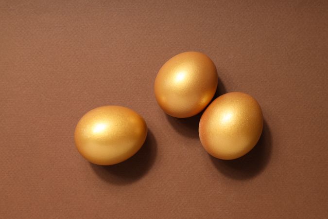 Golden eggs, pension savings, investments and retirement