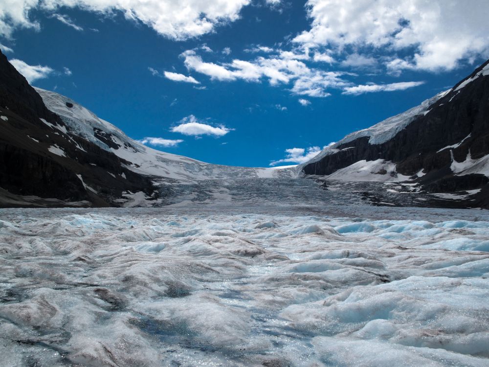 Athabasca Glacier at Columbia Icefield
