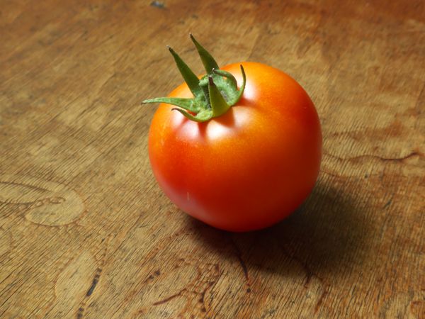 Tomato on counter
