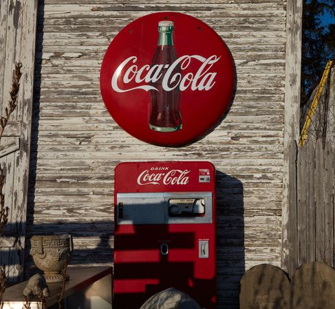 A vintage Coca-Cola sign, Benton Harbor, Michigan