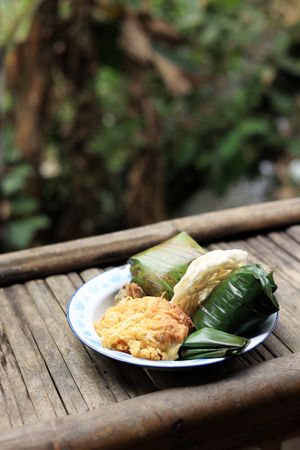 Nasi Timbel, Traditional Sundanese Rice Wrapped