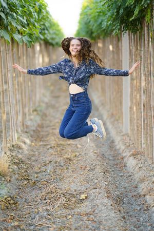 Experience the Joyful Jump in the Vineyard  A Celebration of Nature and True Freedom