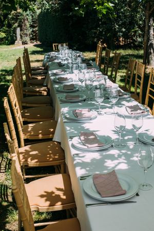 Rustic celebration table