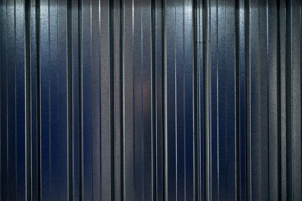 Abstract background of metal fence