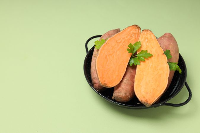 Sweet potato, concept of healthy food, vegetables