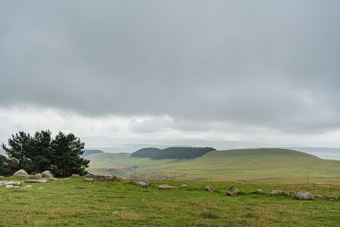 Megalith site in Tedjisi in Georgia