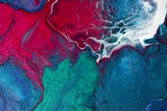 Fluid Art, Abstract Acrylic Background