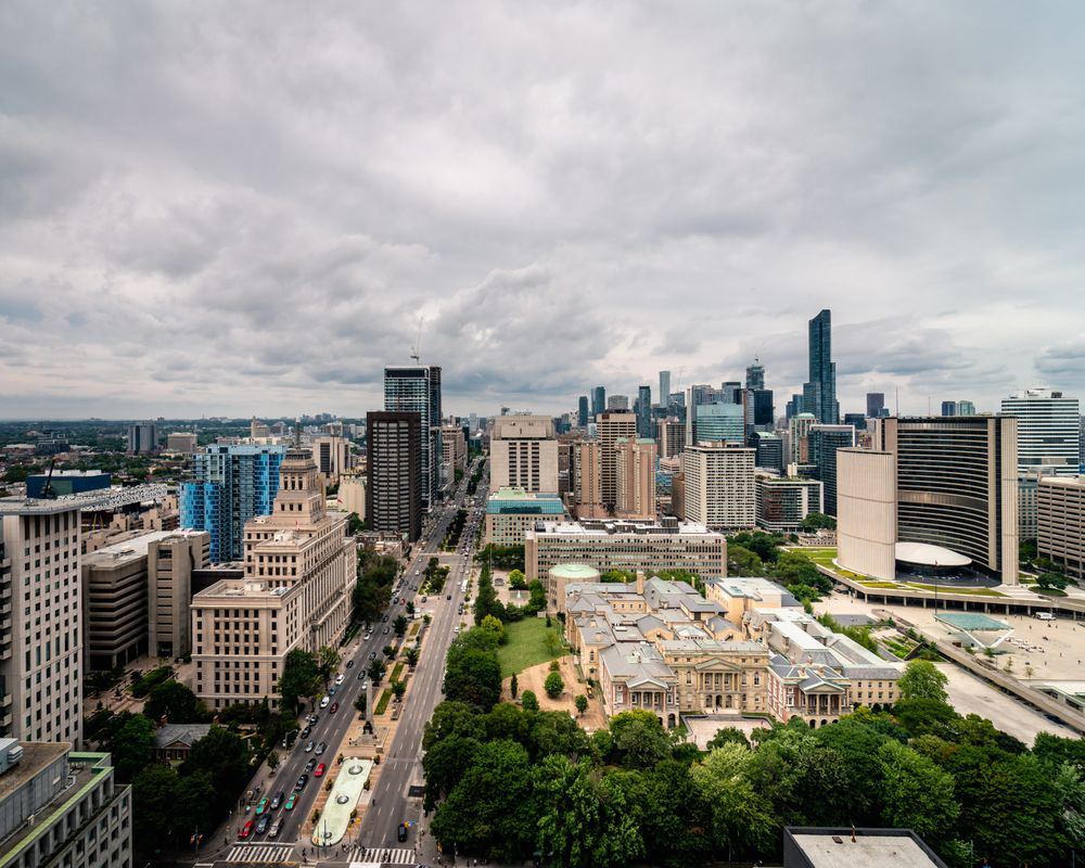 High rise buildings during the day