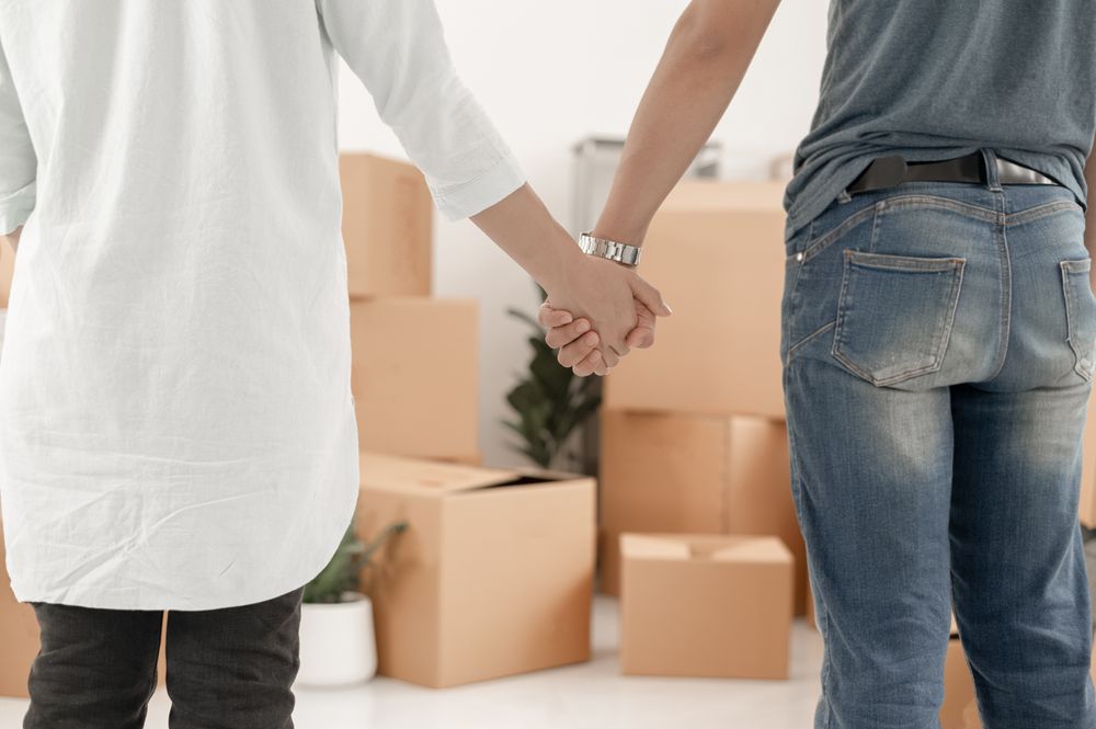 Young couples move into home