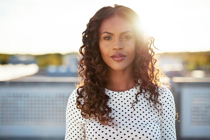 Portrait of an attractive Black woman