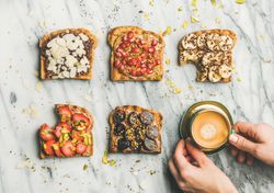 Clean eating, healthy breakfast food concept