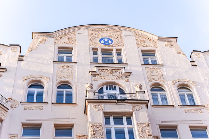 Decooration of the building in Old Prague