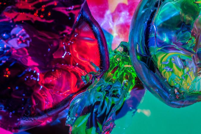 Colorful organic graphic background abstract with alien like texture