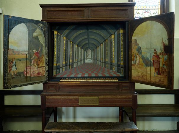 This image of the organ pipes at St. Luke’s Church, Benns Church, Virginia