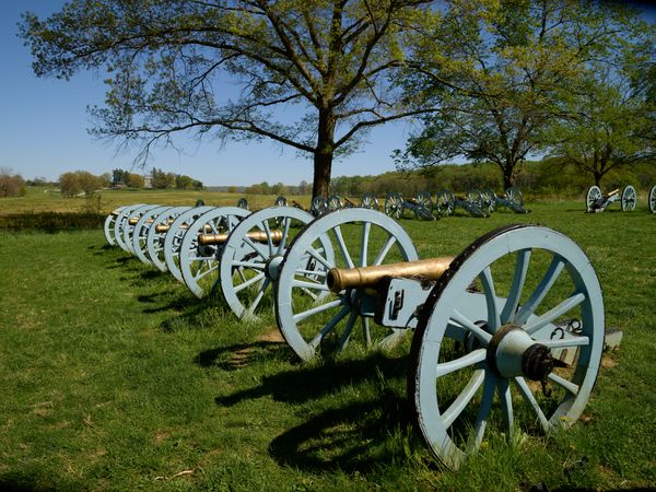 Cannons at Artillery Park, Valley Forge, Pennsylvania