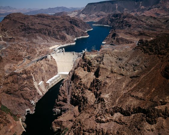 Above Hoover Dam  near Boulder City, Nevada