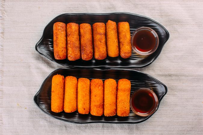 Venezuelan typical food, cheese stick, tequeños