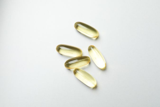 Immunity support capsules - Omega, health care concept