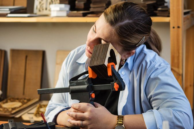 Woodworking workshop eco-friendly Christmas toys