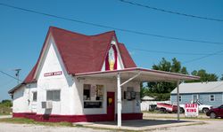Dairy King Ice Cream Cafe on Route 66, Oklahoma K4jqx5