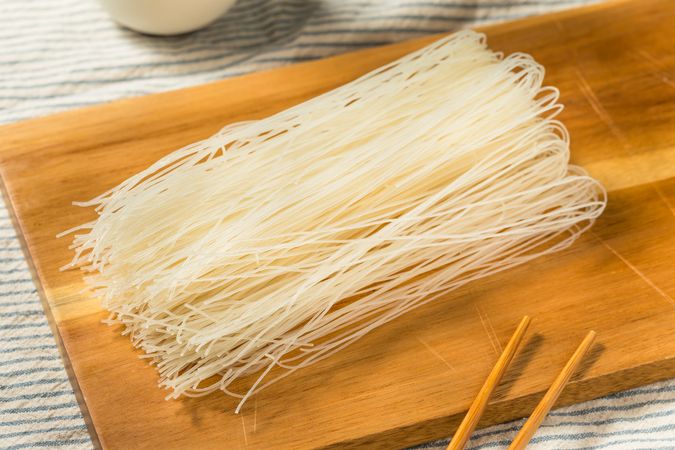 Organic White Dry Rice Verrmicelli Noodles