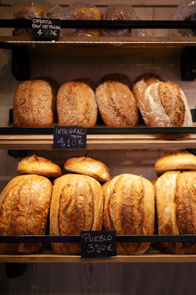 Rack with large number of breads