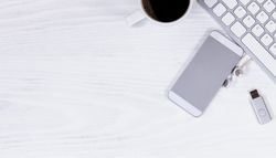 Basic portable modern technologies on plain desktop