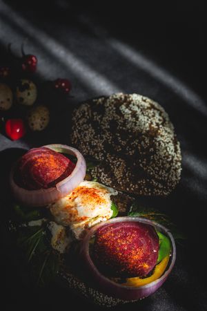 Homemade vegetable sandwich